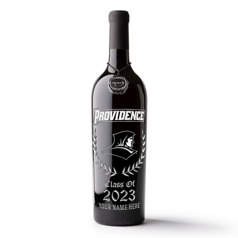 Providence College Custom Alumni Etched Wine