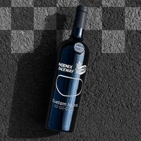 Phoenix Raceway Custom Name Etched Wine