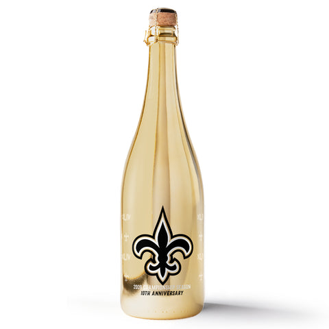 New Orleans Fleur De Lis Gold Bubbly