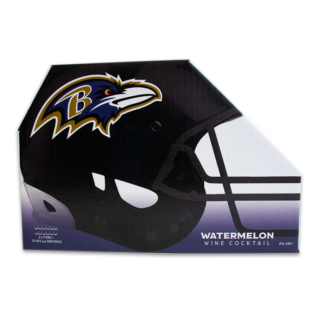 Baltimore Ravens Watermelon Wine Cocktail Box
