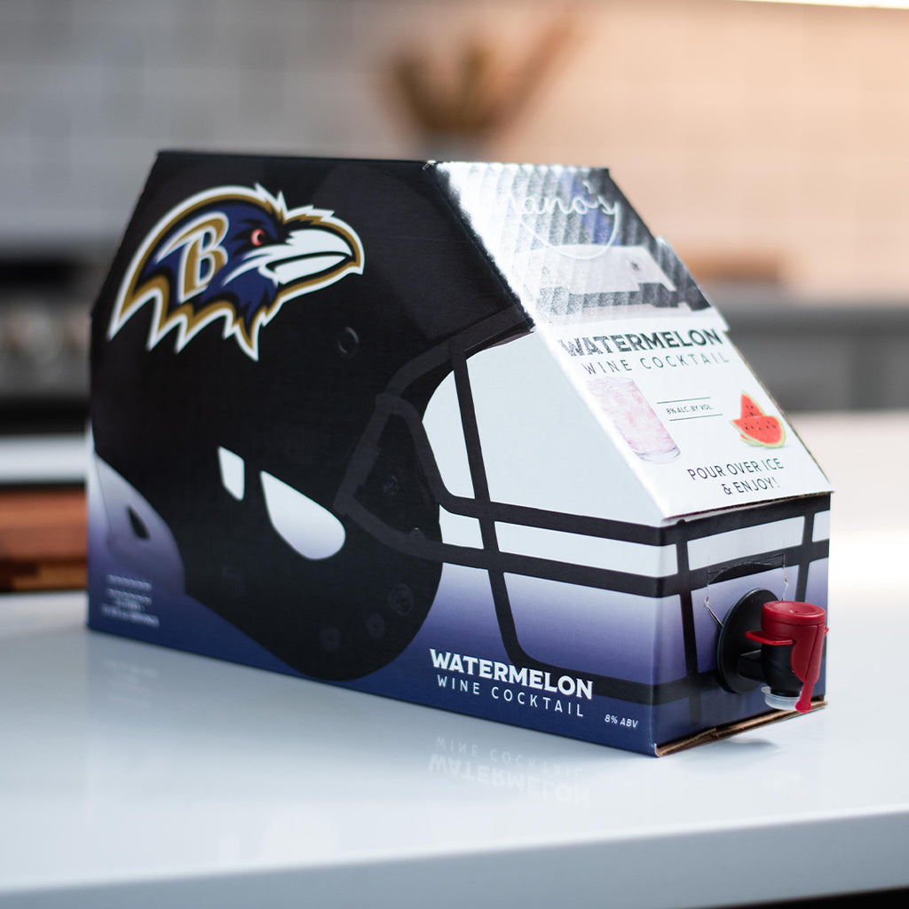 Baltimore Ravens Watermelon Wine Cocktail Box