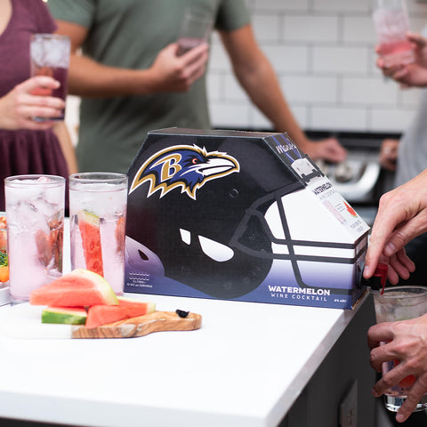 Baltimore Ravens Watermelon Wine Cocktail Box