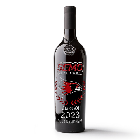 SEMO Custom Alumni Etched Wine