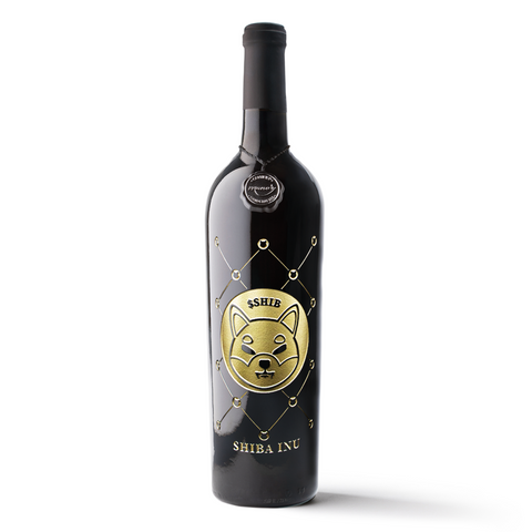 Shiba Inu Token Etched Wine