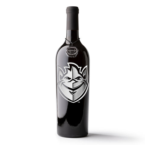 Saint Louis University Billiken Etched Wine