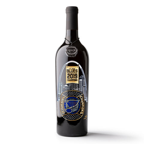 STL Blues 2019 Limited Edition Ring Etched Wine