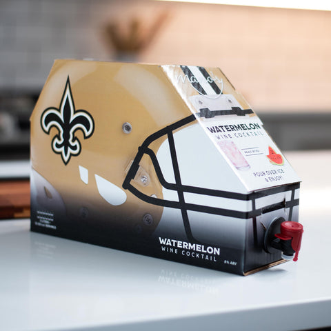 New Orleans Saints Watermelon Wine Cocktail Box