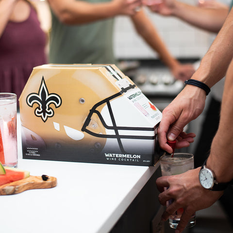 New Orleans Saints Watermelon Wine Cocktail Box