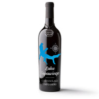 Lake Tapawingo Custom Etched Wine