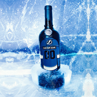 Tampa Bay Lightning Custom Name Etched Wine