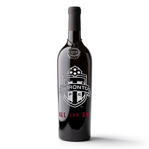 Toronto FC Etched Wine
