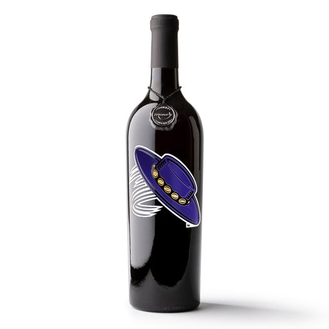 UC Santa Barbara Alternative Logo Etched Wine