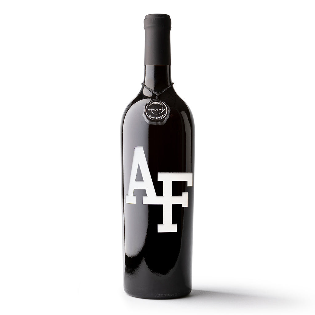U.S. Air Force Academy Etched Wine