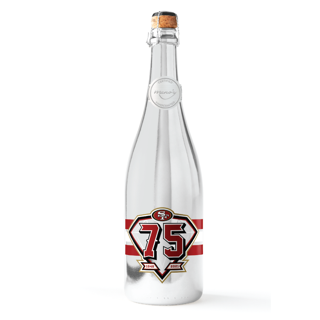 49ers 75th Anniversary Silver Bubbly