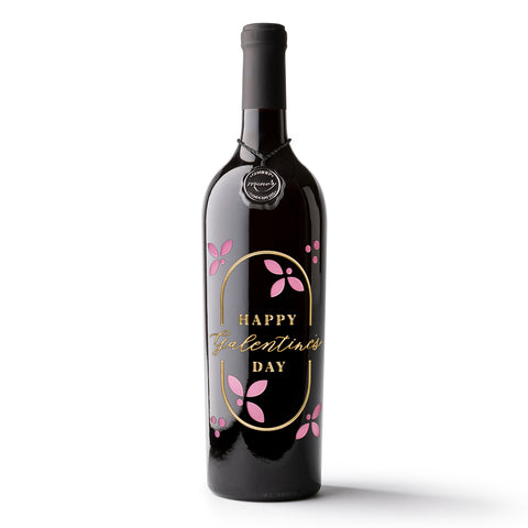 Galentine's Day Etched Wine