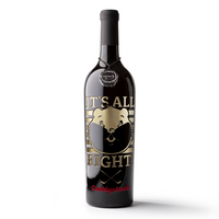 Caddyshack It's All Right Etched Wine