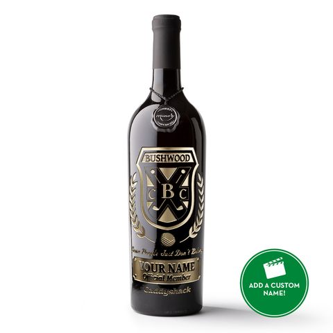 Caddyshack Custom Member Etched Wine