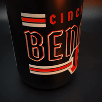 Cincinnati Bengals Matte Black Bubbly
