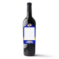 Los Angeles Rams 2021 Champions Custom Label Wine