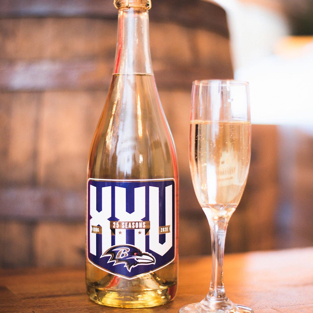 Baltimore Ravens 25th Anniversary Locker Room Bubbly