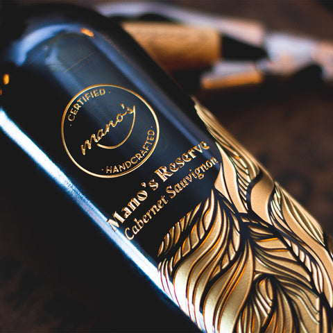 Mano's Reserve Cabernet Sauvignon Etched Wine