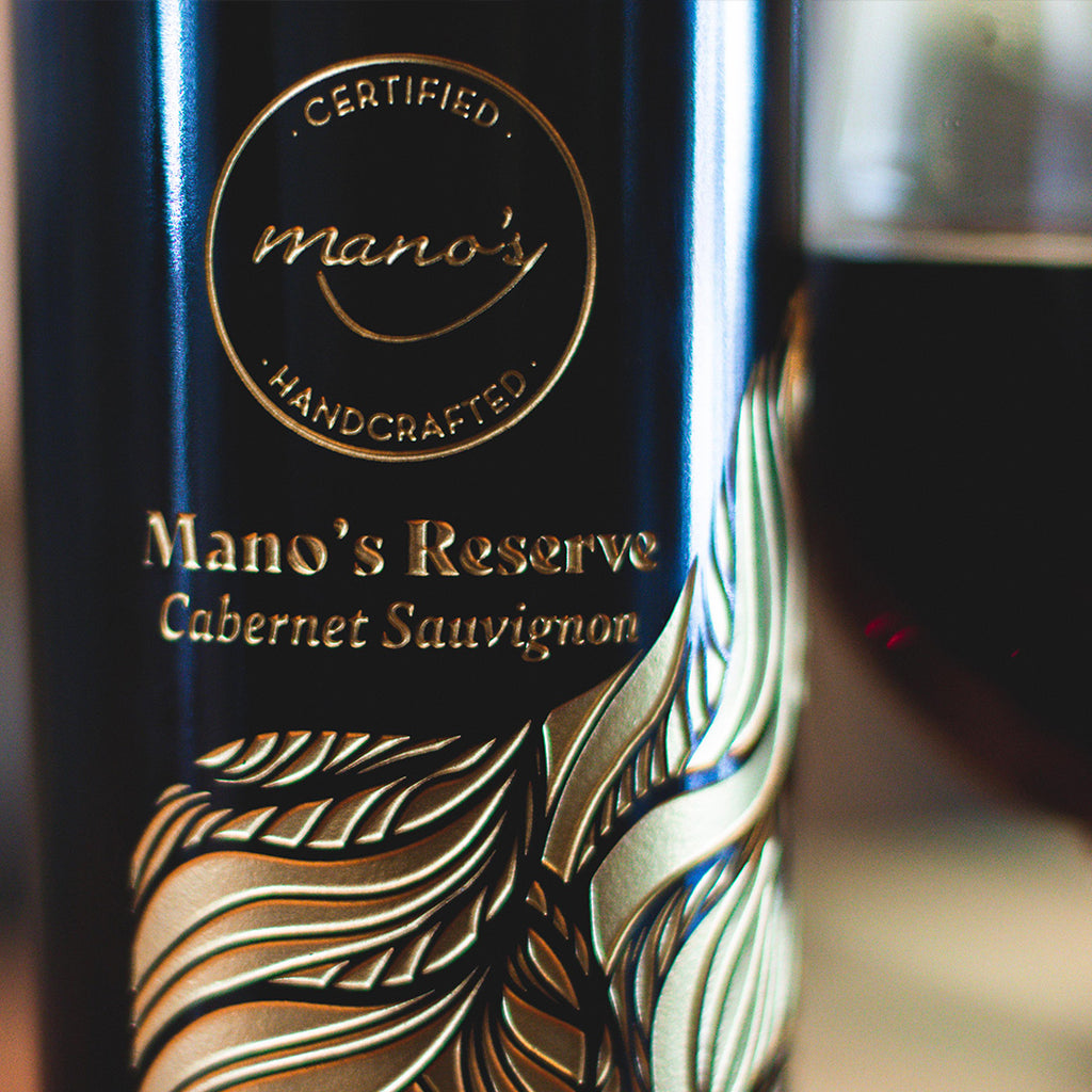 Mano's Reserve Cabernet Sauvignon Etched Wine
