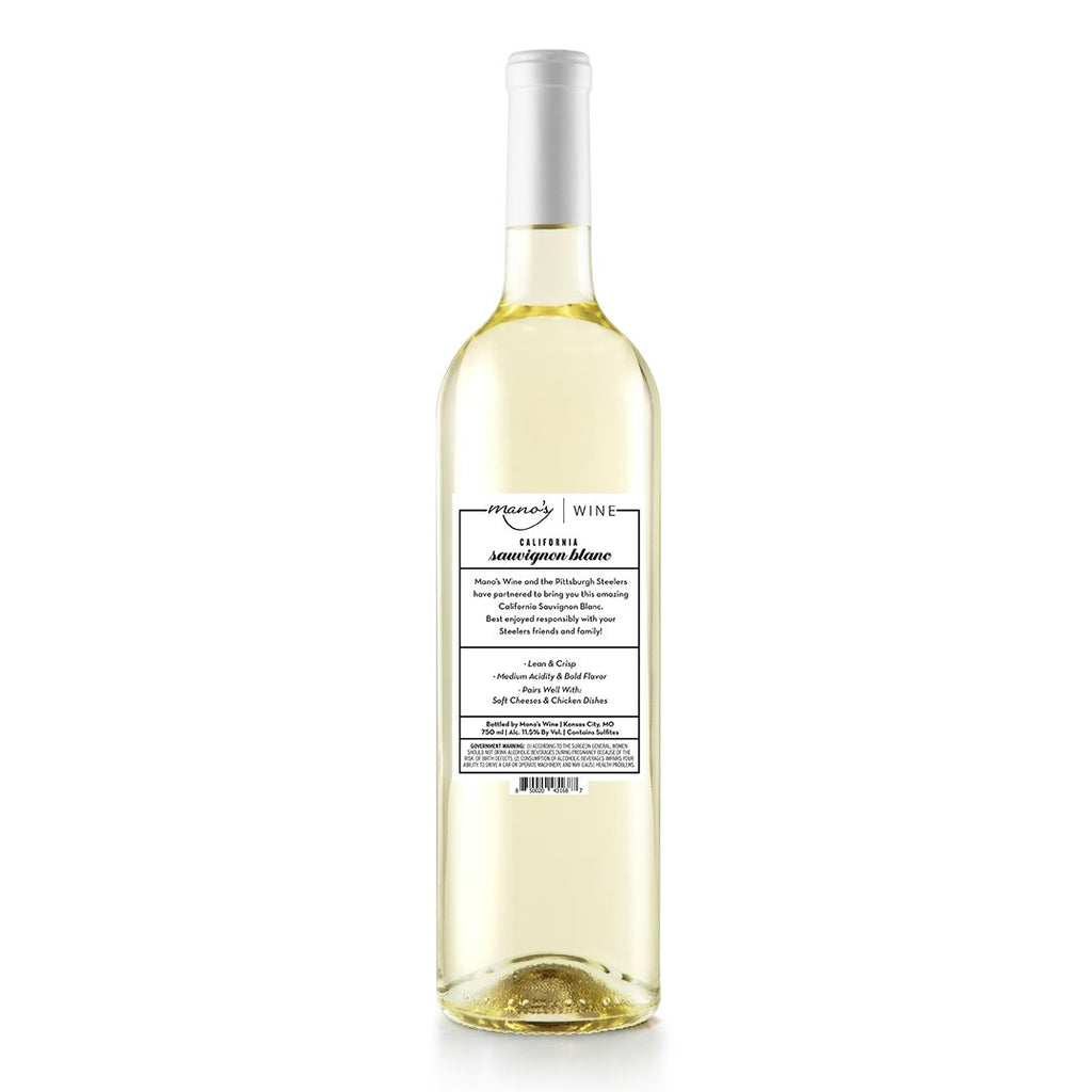 Pittsburgh Steelers 1961 Logo Sauvignon Blanc