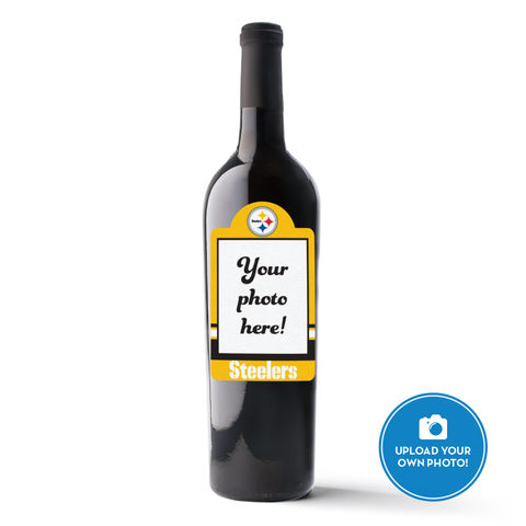 Pittsburgh Steelers Custom Label Wine