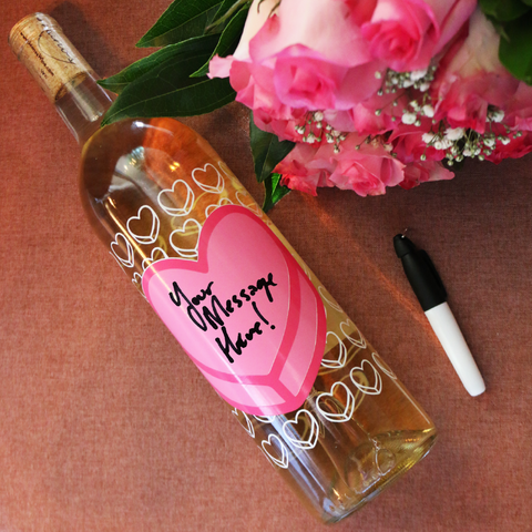 Custom Message Heart Sauvignon Blanc